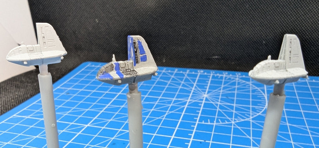 CIS Sheathipede Shuttle squadron (3 fighters) for Star Wars Armada