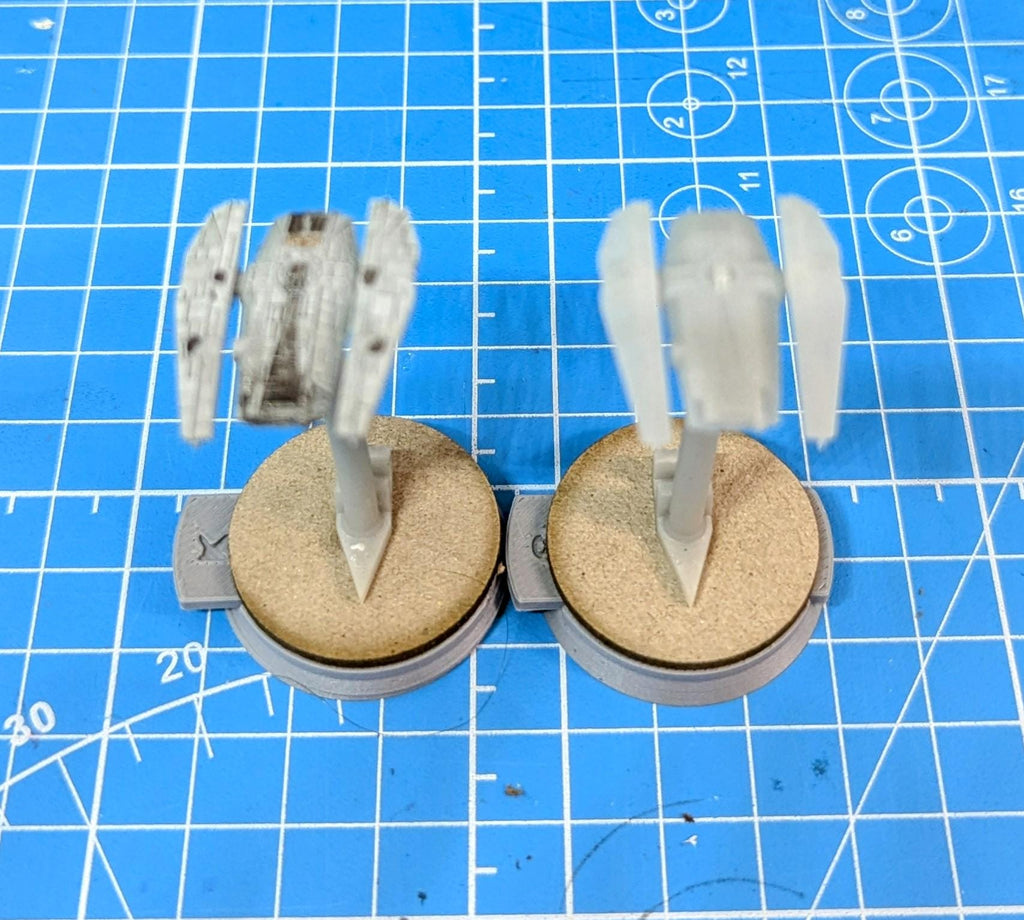 Rebel Fondor Haulcraft Wing (2 fighters) for Star Wars Armada or other miniatures games