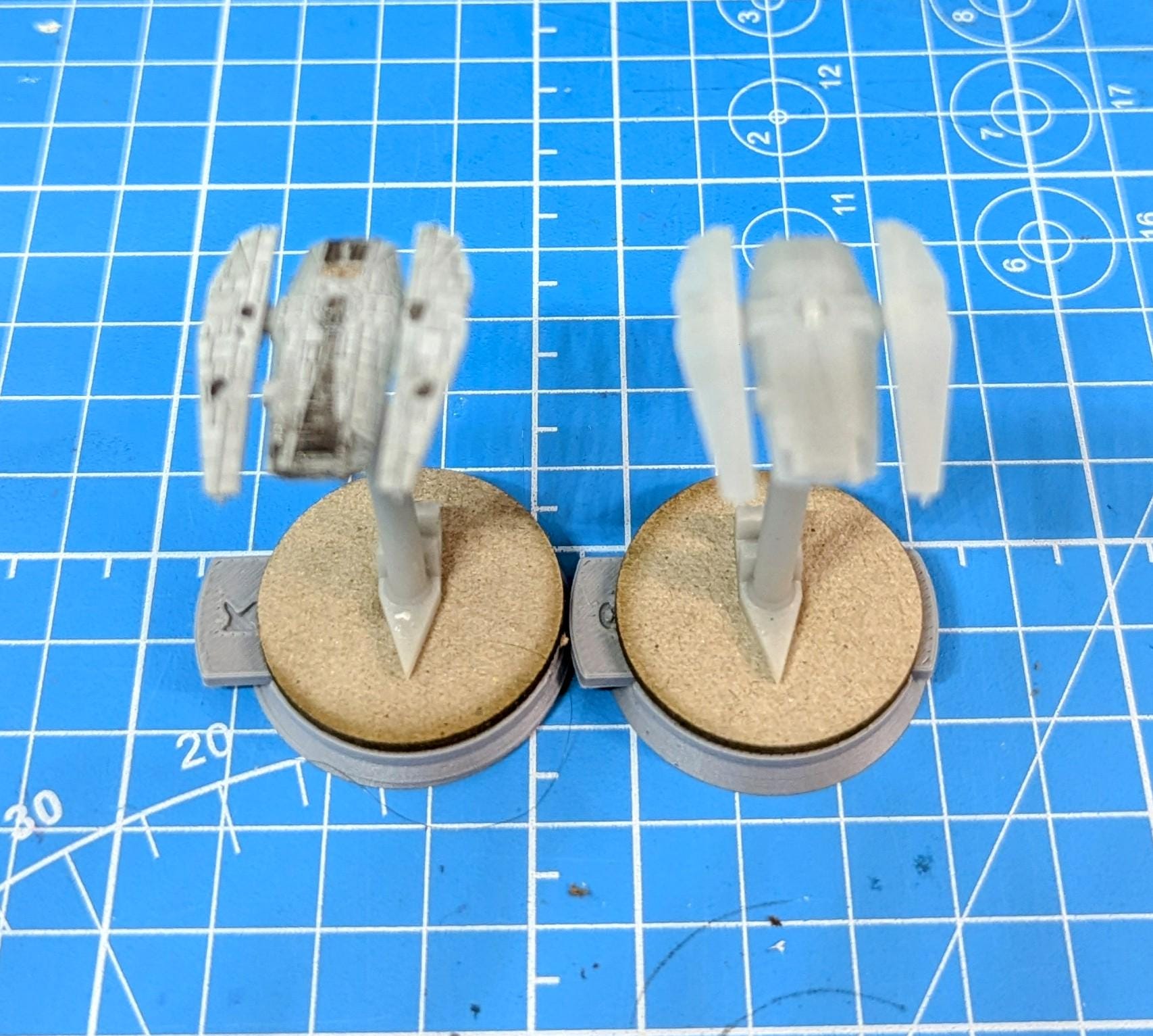 Rebel Fondor Haulcraft Wing (2 fighters) for Star Wars Armada or other miniatures games