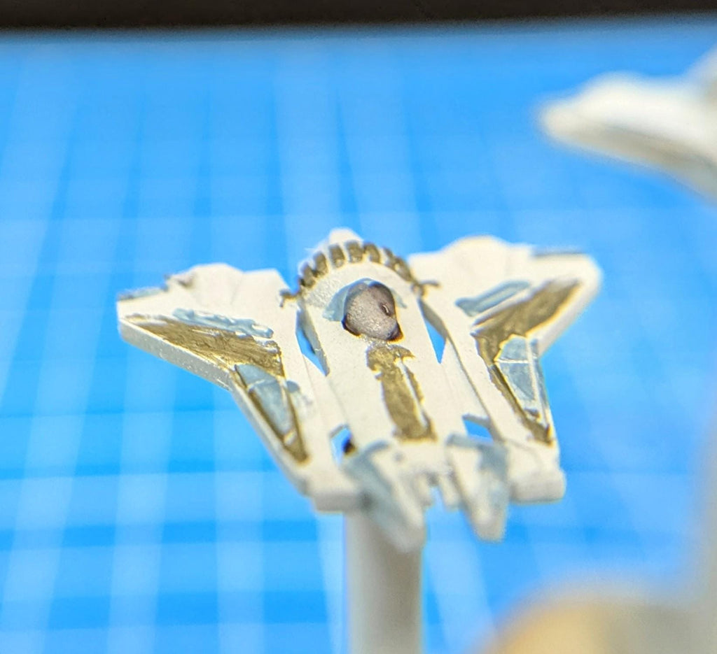 Mandalorian Gauntlet Kom'rk fighter Squadron (3) for Star wars armada