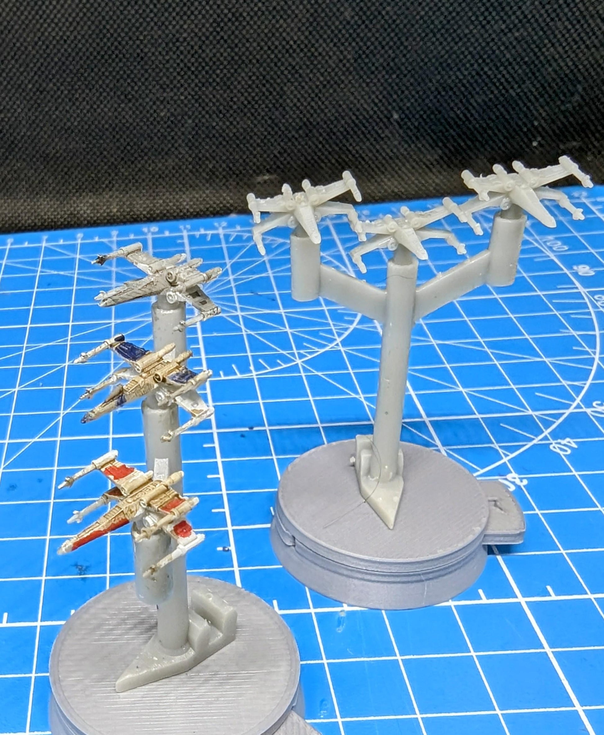 Rebel T-65B X-Wing starfighter Squadron (6) for Star Wars Armada scale games