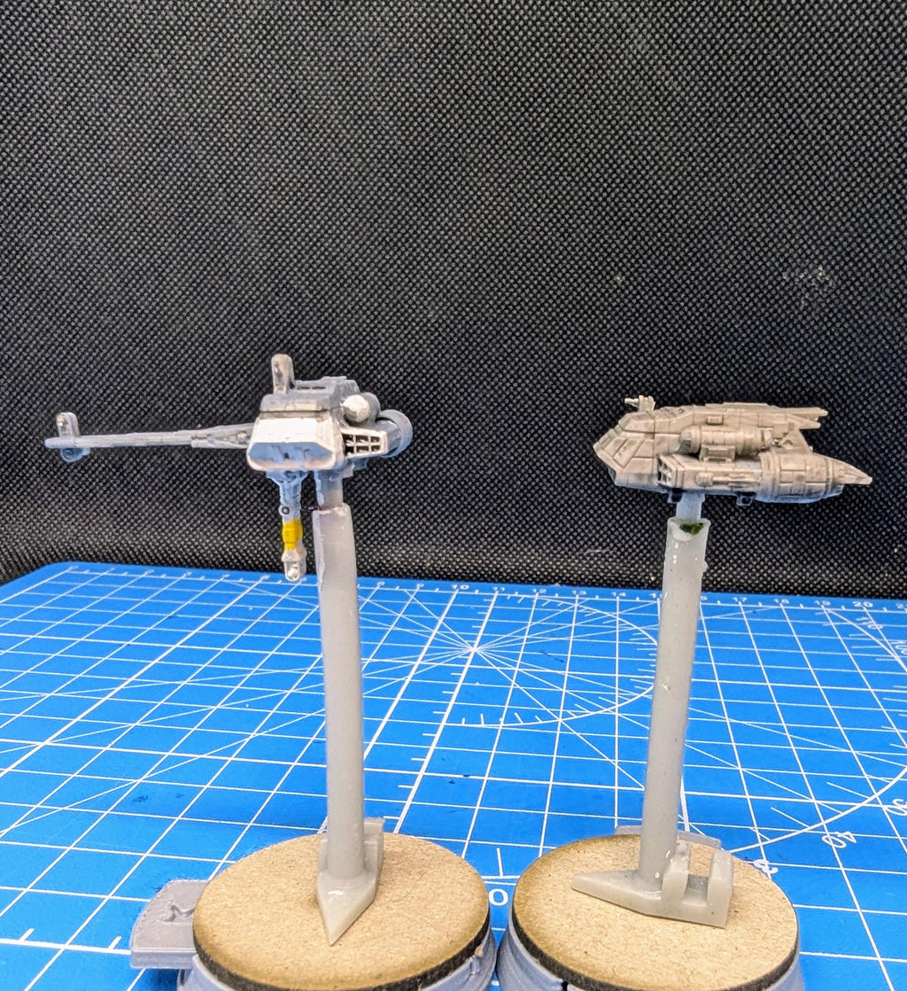 G-9 Rigger freighter wing (2 fighters) for Star Wars Armada or other miniatures games