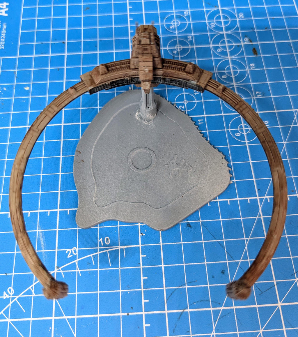 Rebel Azzameen Station for Star Wars Armada scale games 125mm