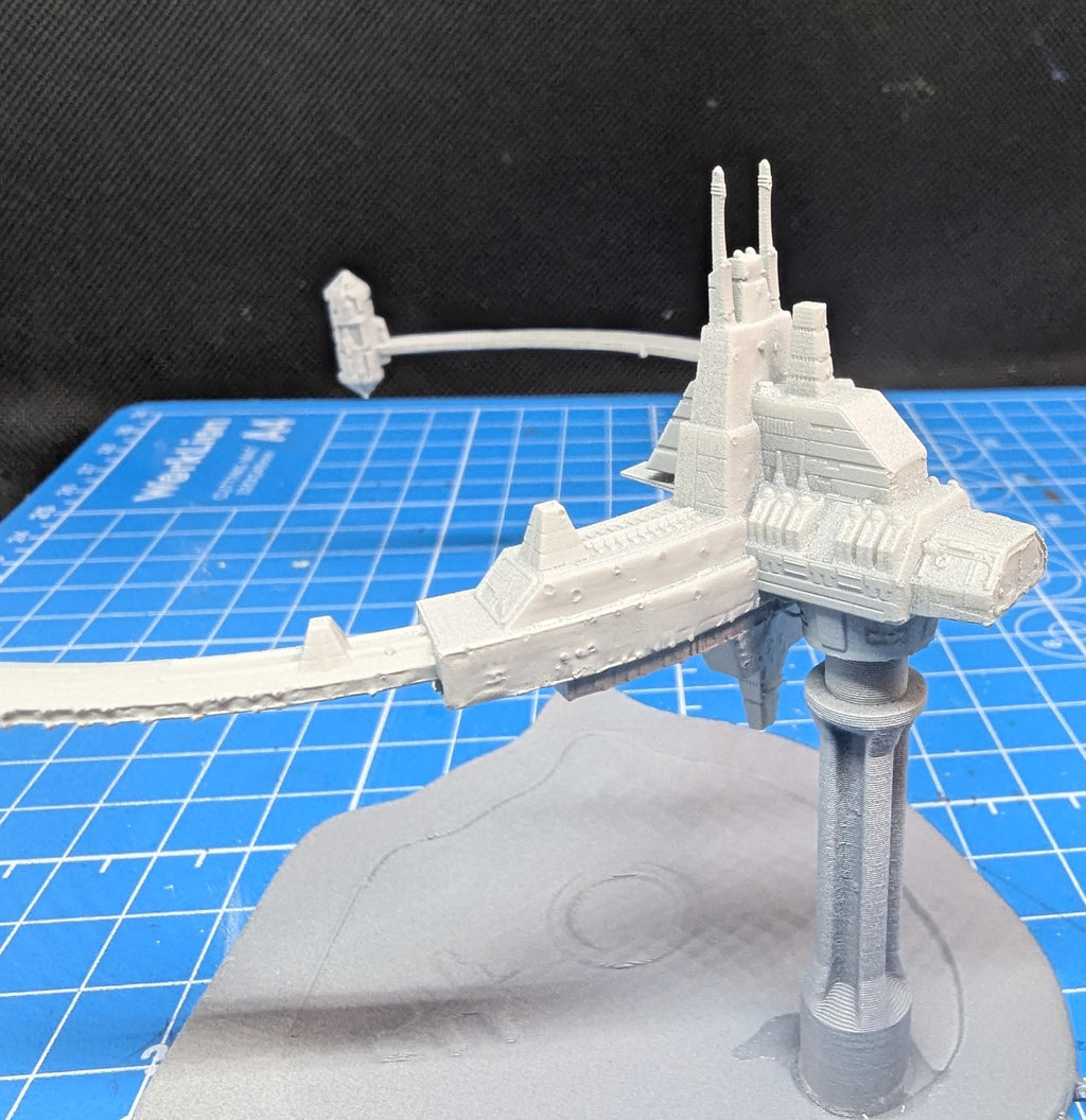 Rebel Azzameen Station for Star Wars Armada scale games 125mm