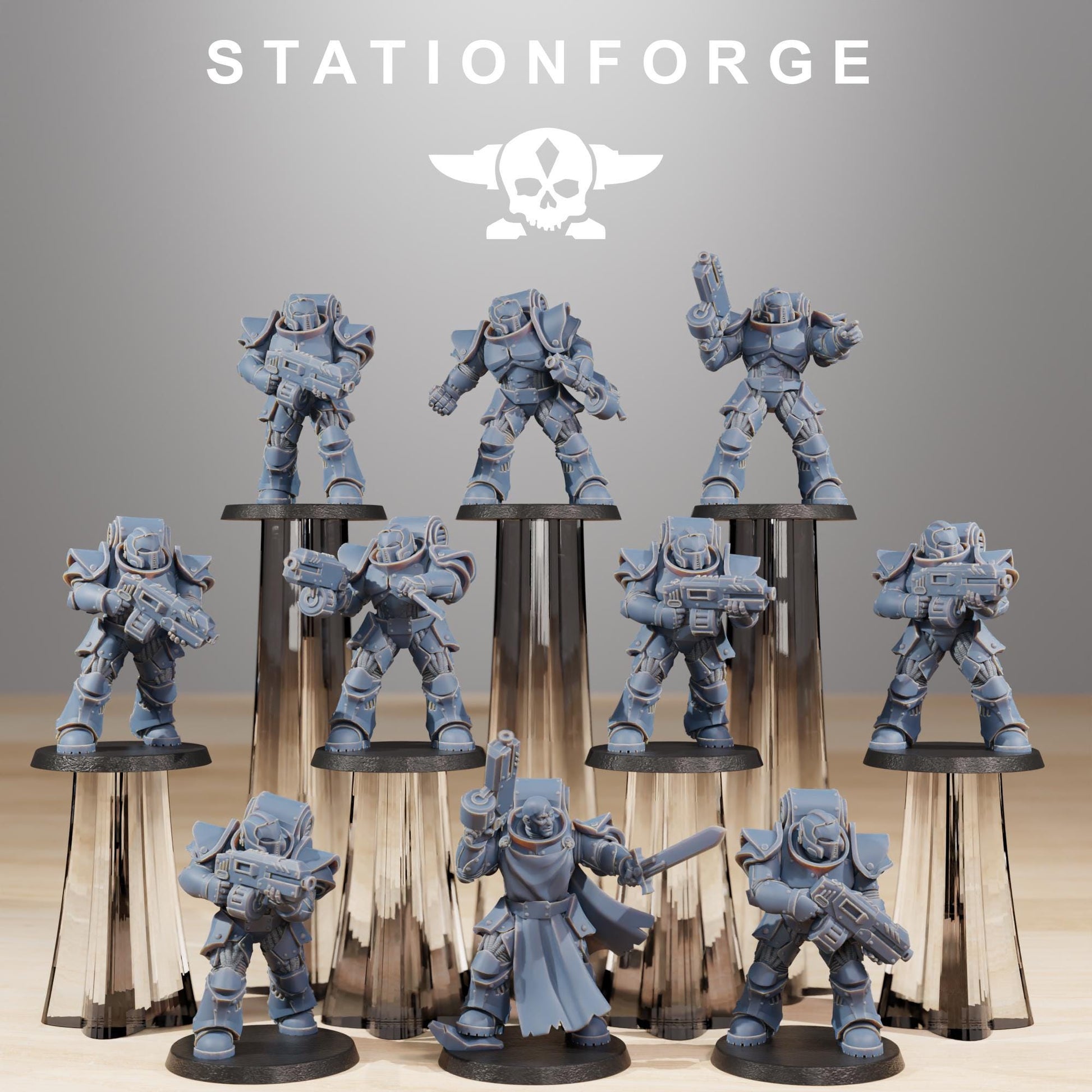Socratis Legion Infantry pack from StationForge 32mm scale (10 Pack)