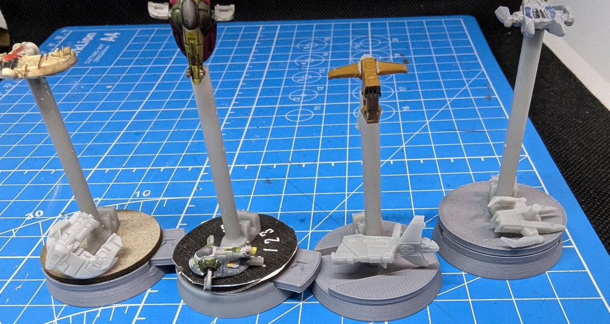 Rogues and Villains Irregular Starfighter pack for Star wars armada or other miniatures games