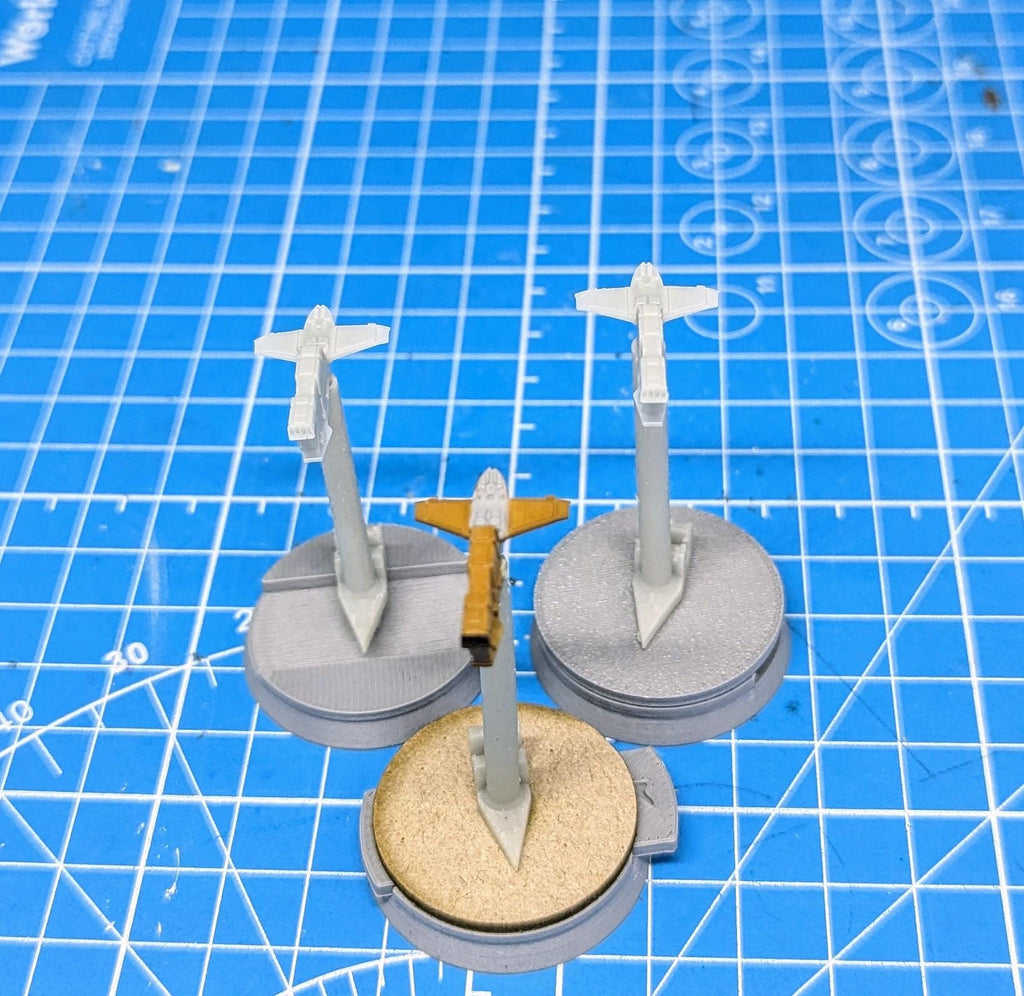 Bounty Hunter Bossk's Hound's Tooth YV-666 Irregular Starfighter pack(3) for Star wars armada or other miniatures games