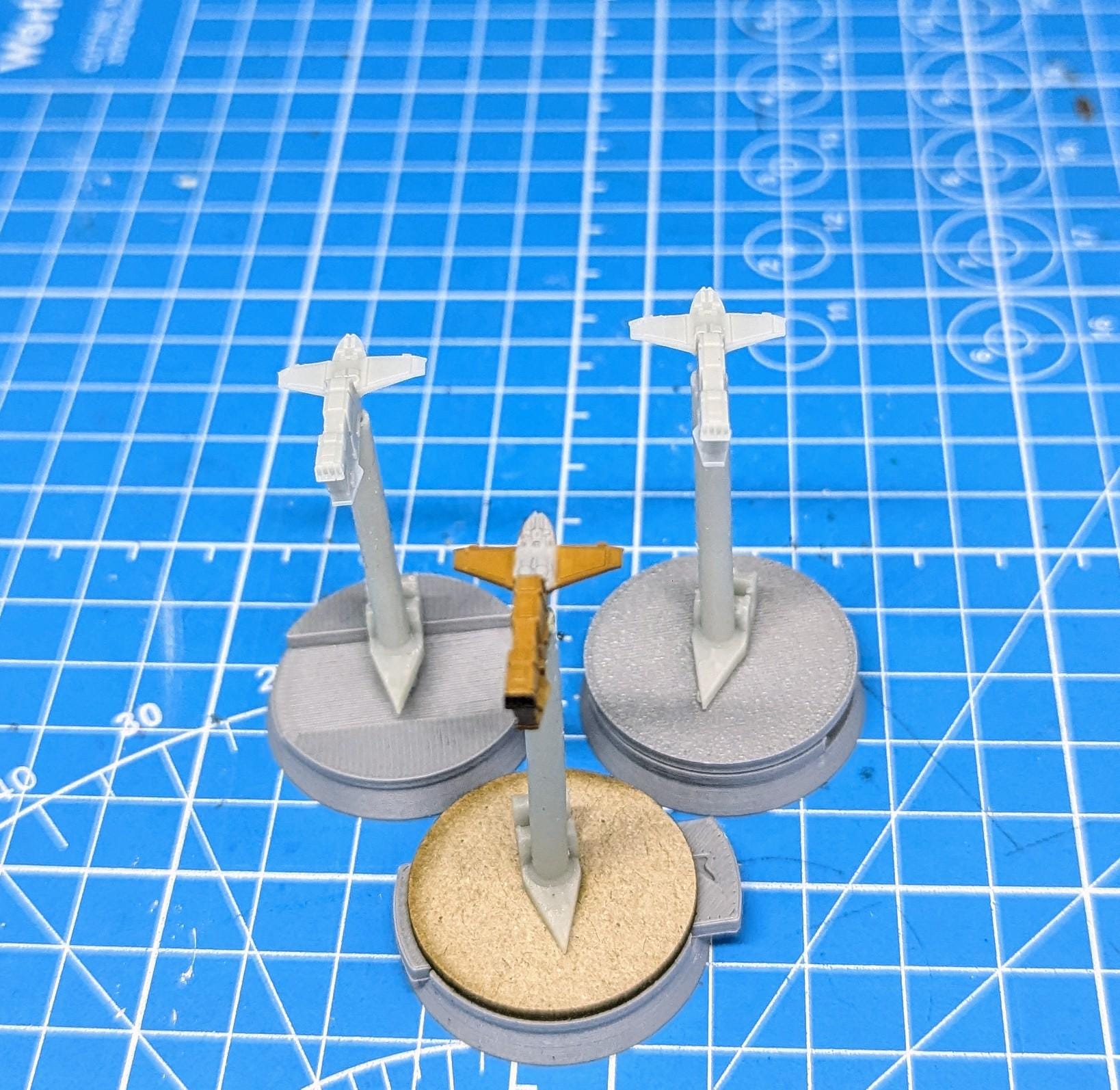 Bounty Hunter Bossk's Hound's Tooth YV-666 Irregular Starfighter pack(3) for Star wars armada or other miniatures games