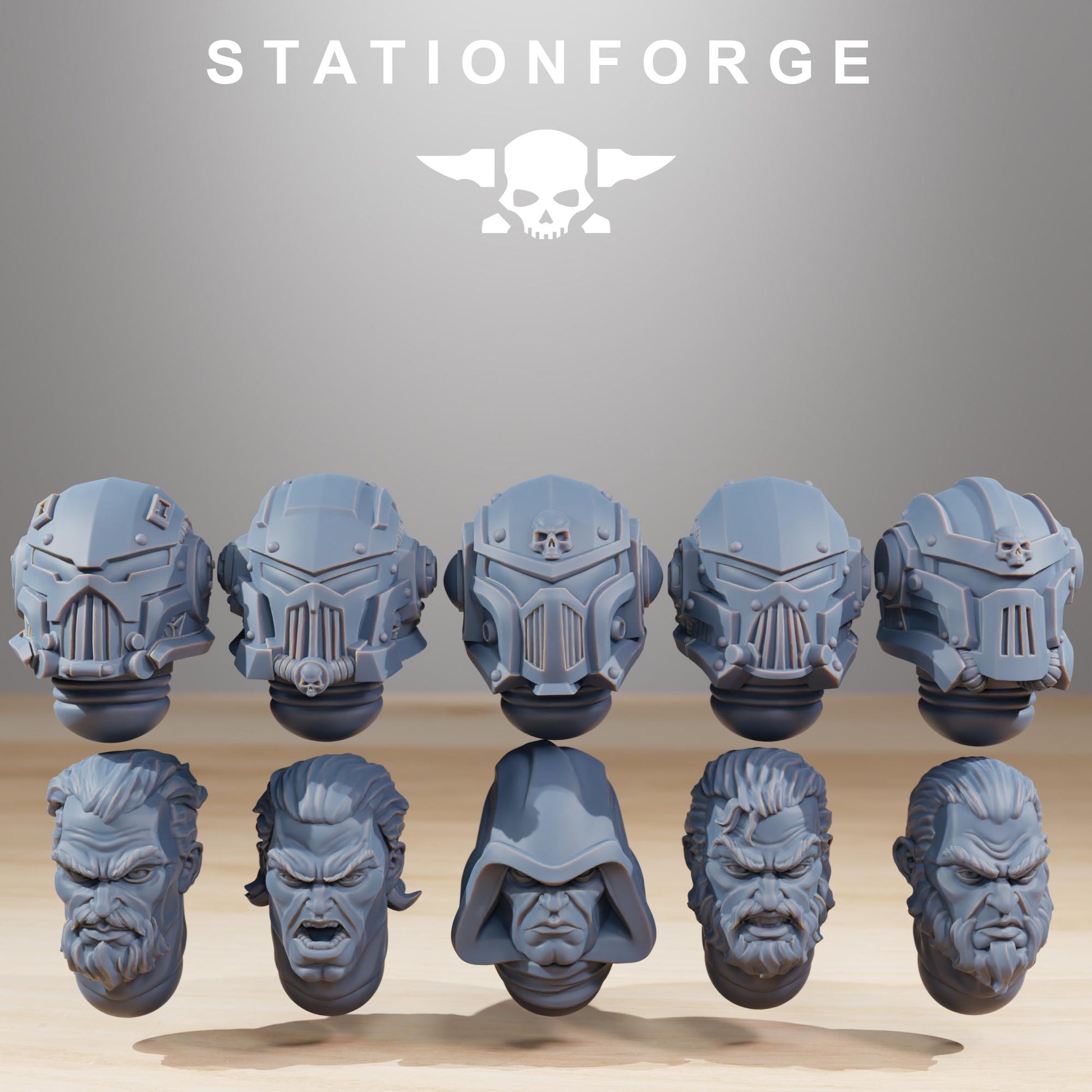 Socratis Crusaders pack from StationForge 32mm scale (10 Pack)