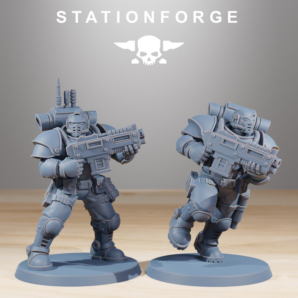 Socratis Light Infantry pack from StationForge 32mm scale (10 Pack)