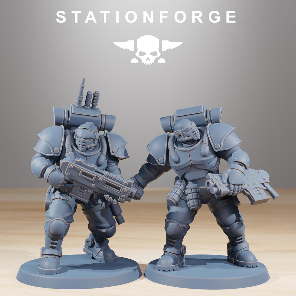 Socratis Light Infantry pack from StationForge 32mm scale (10 Pack)