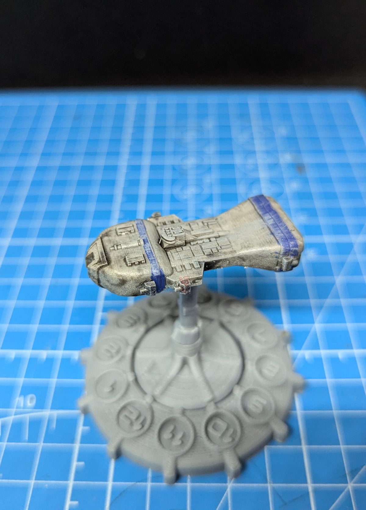 Babylon 5 Earthforce Tethys-class Cutter for miniatures games 48mm
