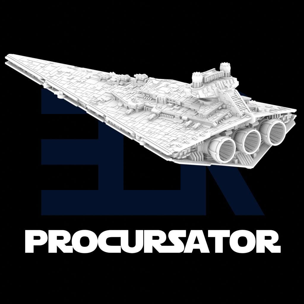 Imperial Procursator Star Destroyer for Star wars Armada 151mm