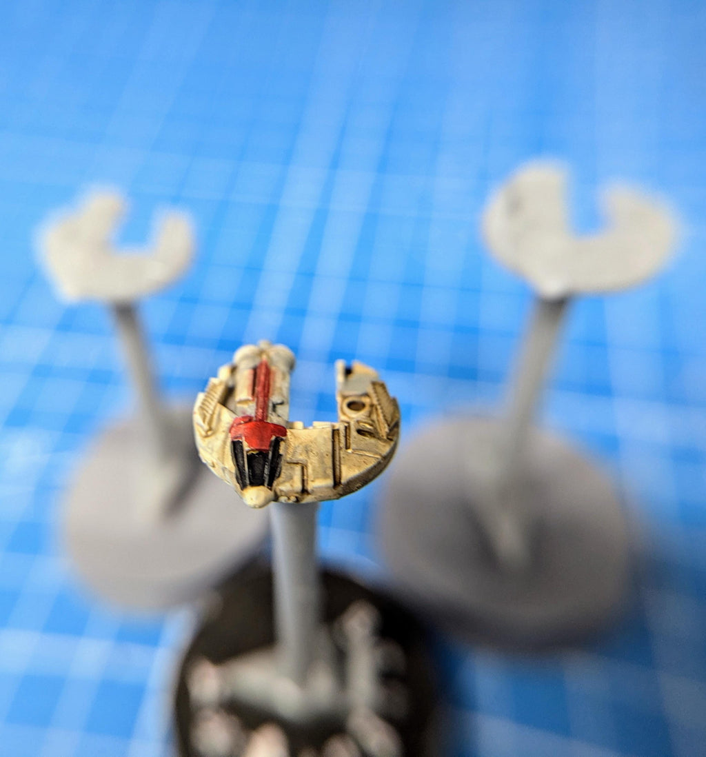 Bounty Hunter Dengar's "Punishing One" Jumpmaster 5000 Irregular Starfighter pack(3) for Star wars armada or other miniatures games