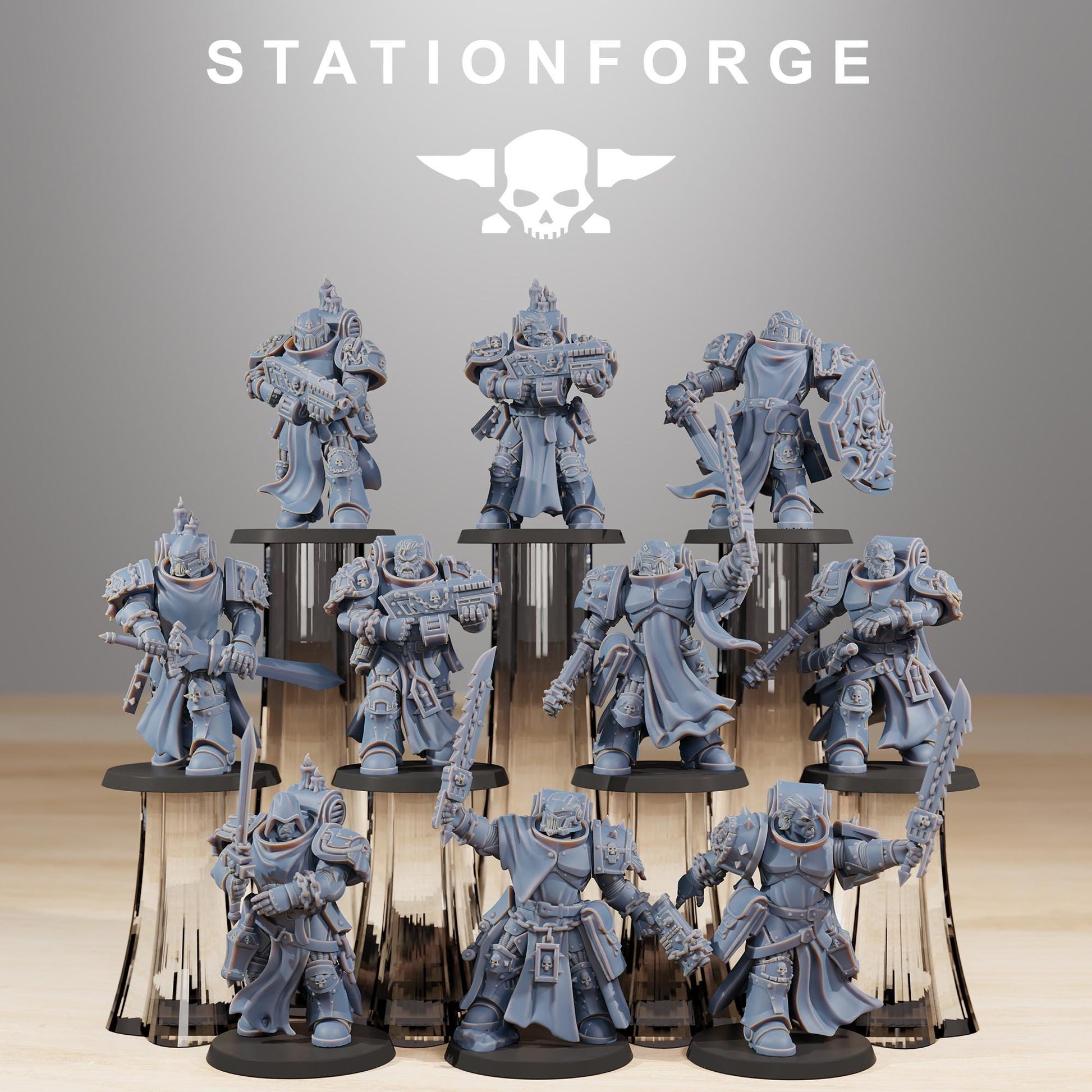 Socratis Crusaders pack from StationForge 32mm scale (10 Pack)