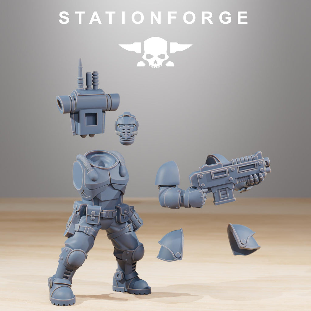 Socratis Light Infantry pack from StationForge 32mm scale (10 Pack)