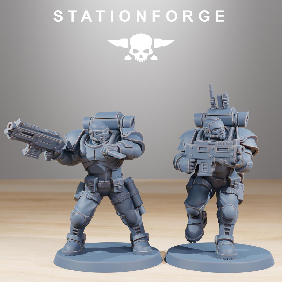Socratis Light Infantry pack from StationForge 32mm scale (10 Pack)