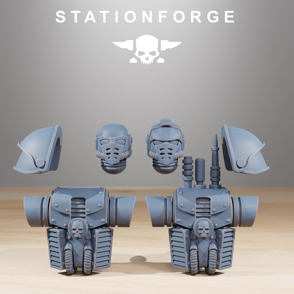Socratis Light Infantry pack from StationForge 32mm scale (10 Pack)