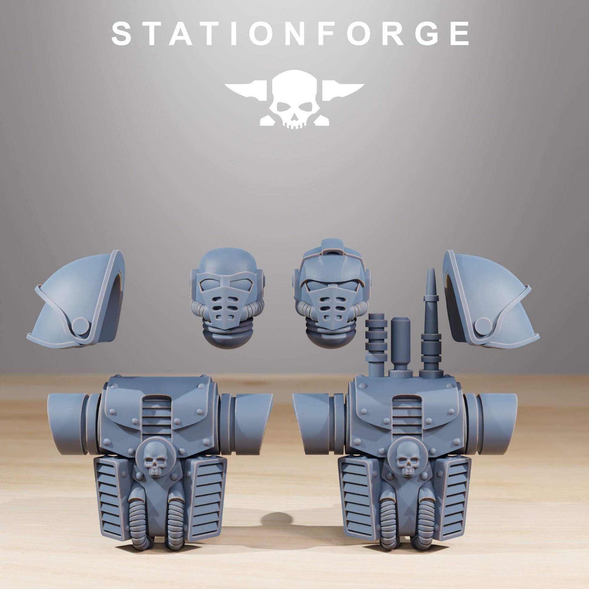 Socratis Light Infantry pack from StationForge 32mm scale (10 Pack)