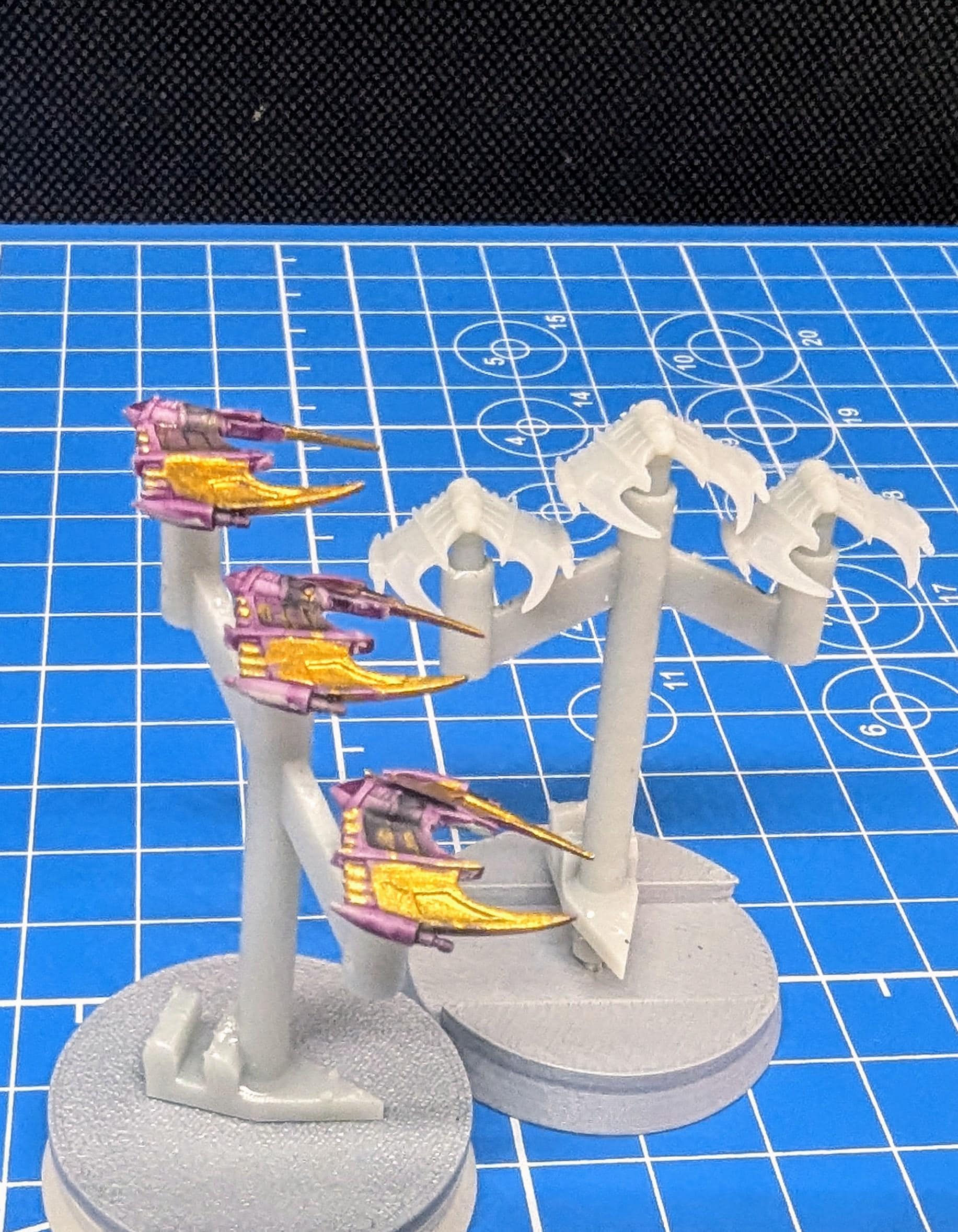 Babylon 5 Centauri Rutarian Strike Fighter Squadron (6) pack for Star wars armada