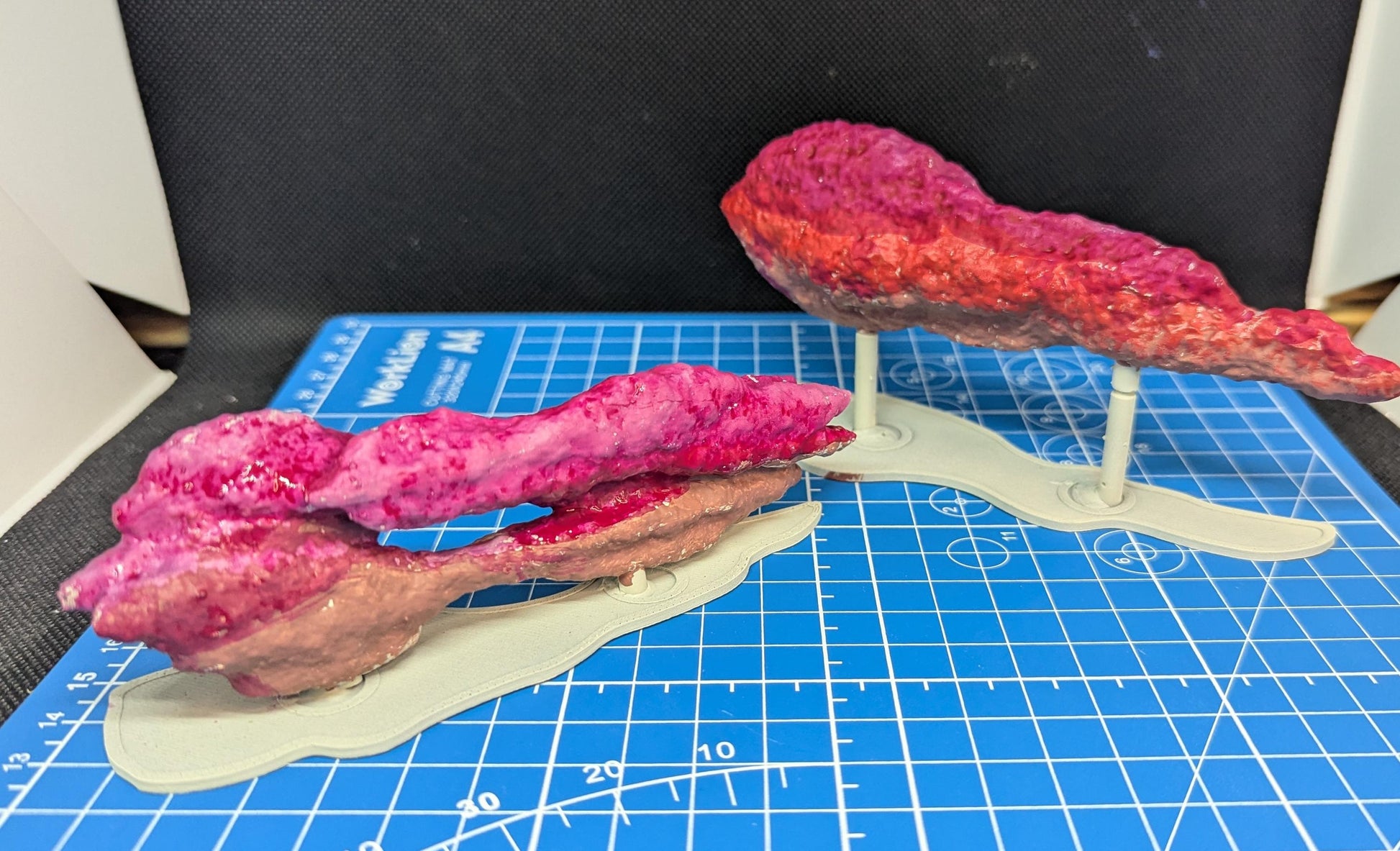 Dust clouds terrain with template for Star Wars Armada