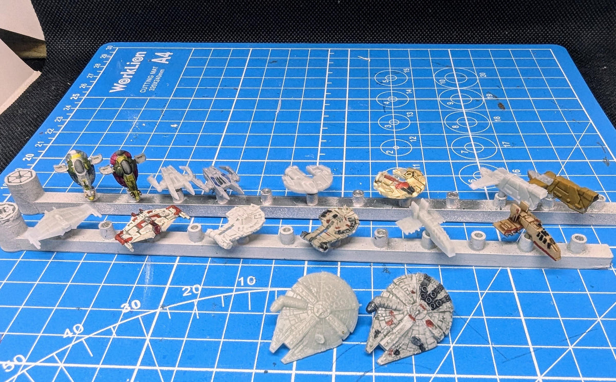 Rogues and Villains Irregular Starfighter pack for Star wars armada or other miniatures games