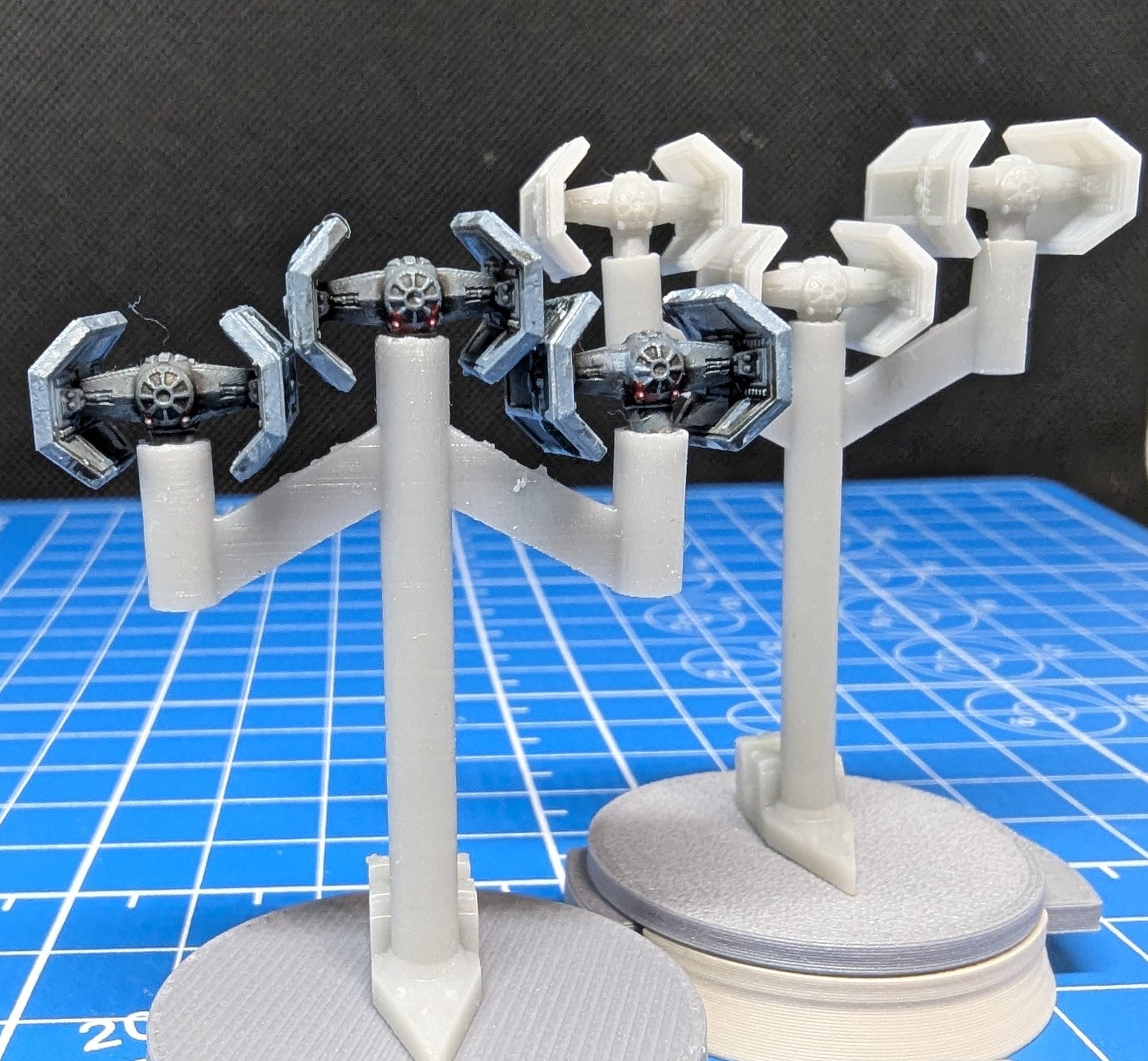 TIE Advanced X1 Starfighter Squadron (6) for Star wars armada or other miniatures games