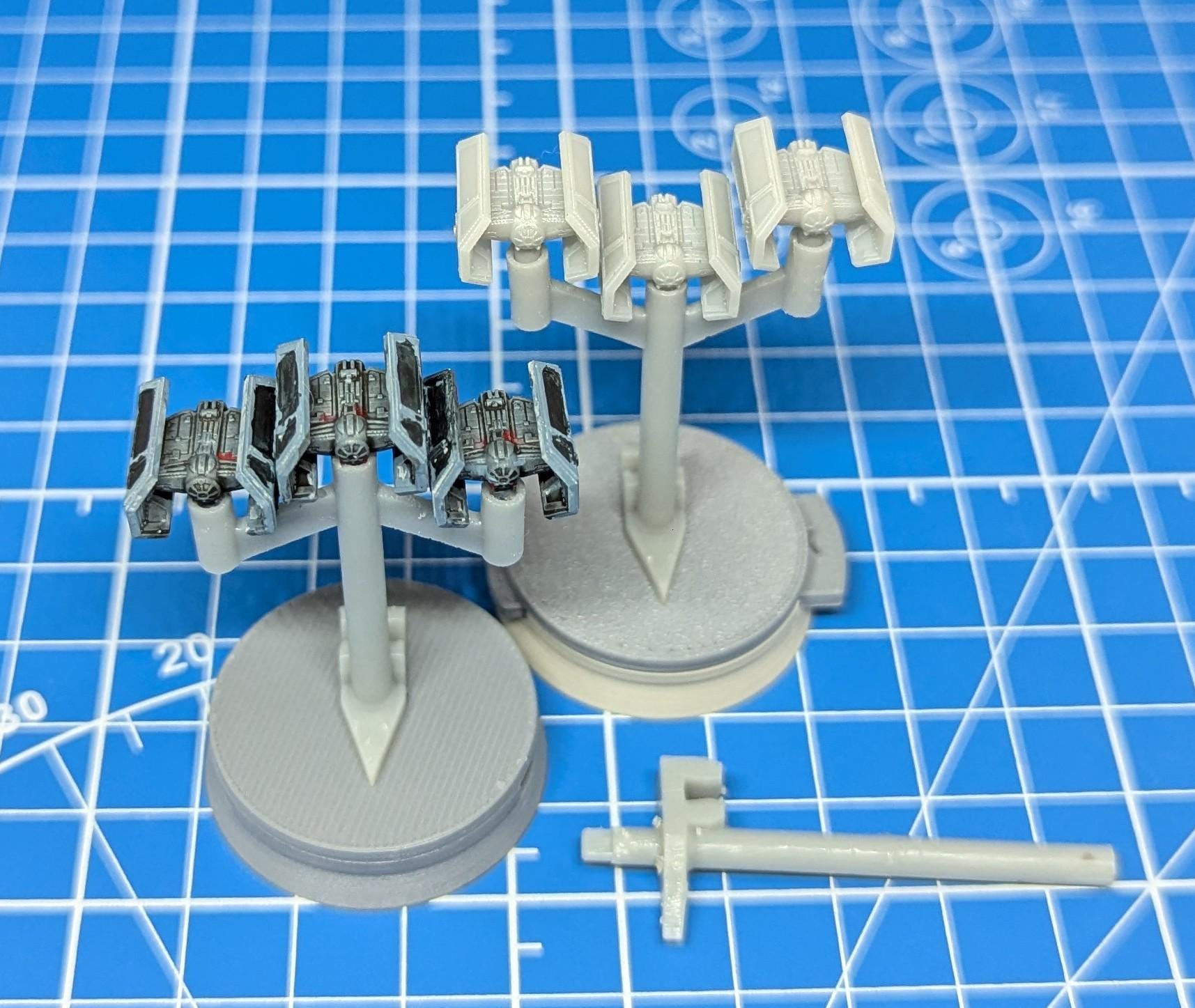 TIE Advanced X1 Starfighter Squadron (6) for Star wars armada or other miniatures games