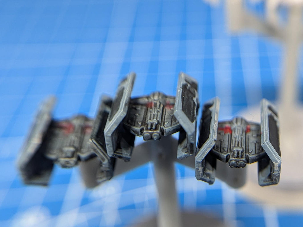 TIE Advanced X1 Starfighter Squadron (6) for Star wars armada or other miniatures games