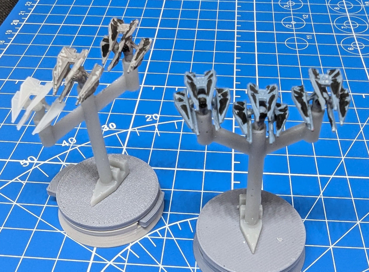 Imperial Tie-Defender Multi-Role Starfighter Squadron (6) for Star Wars Armada or other miniatures games