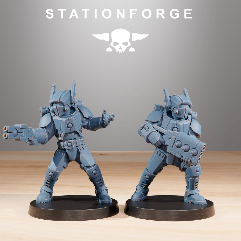 Tarion Clone Infatry pack from StationForge 32mm scale (10 Pack)
