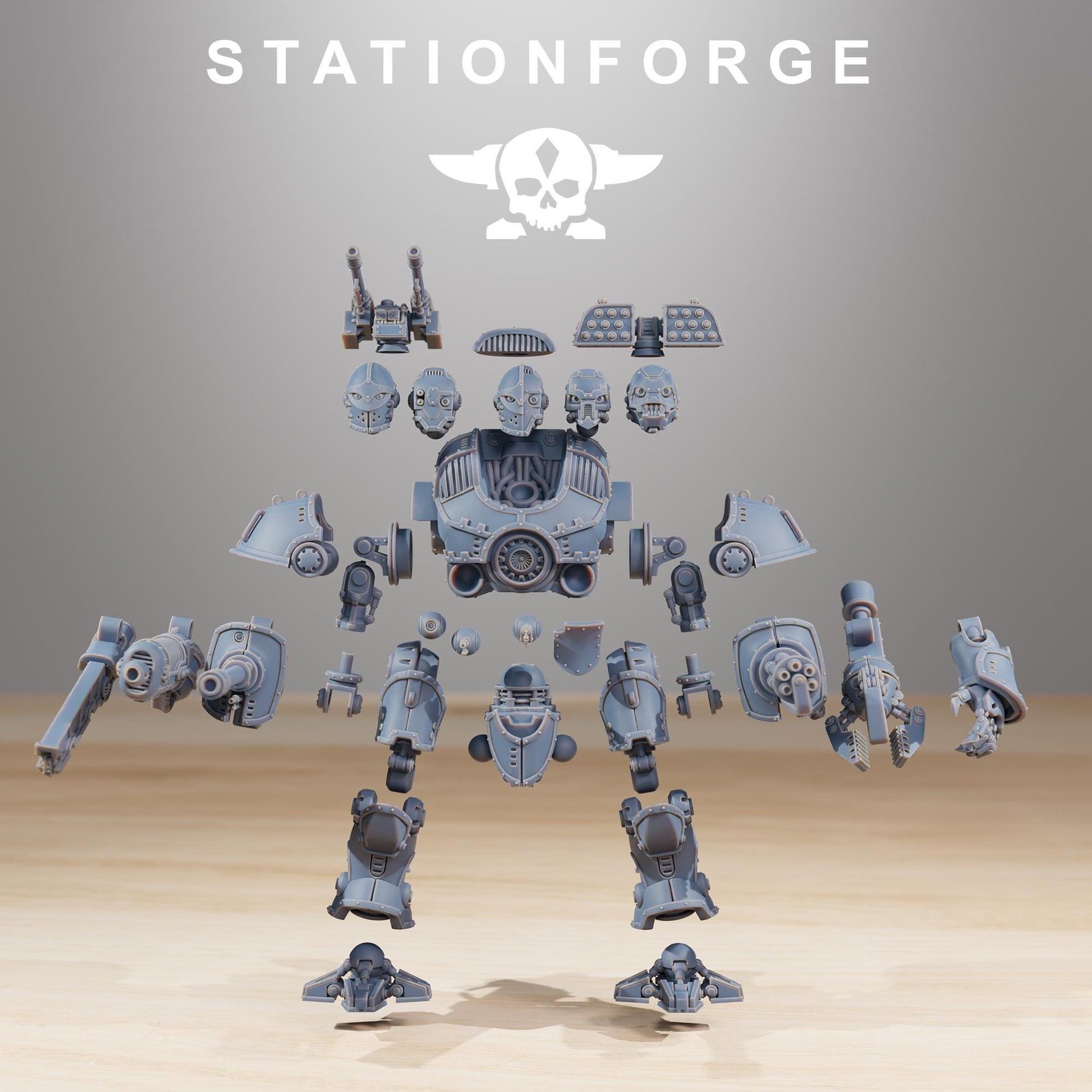 Scavenger Defender MK2 Mech Walker from StationForge 32mm scale