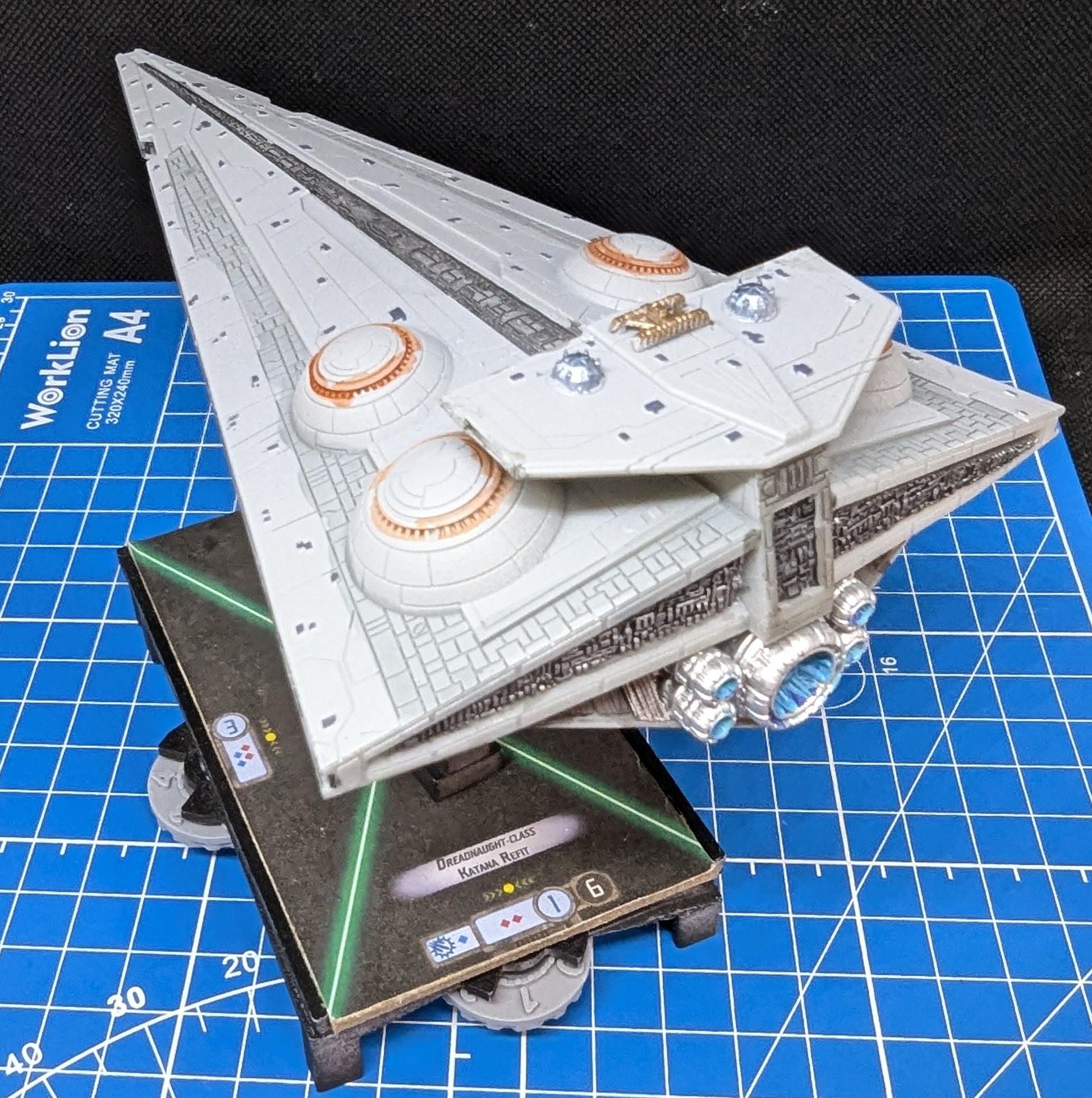 Imperial Interdictor Cruiser for Star wars Armada and other miniatures games 160mm