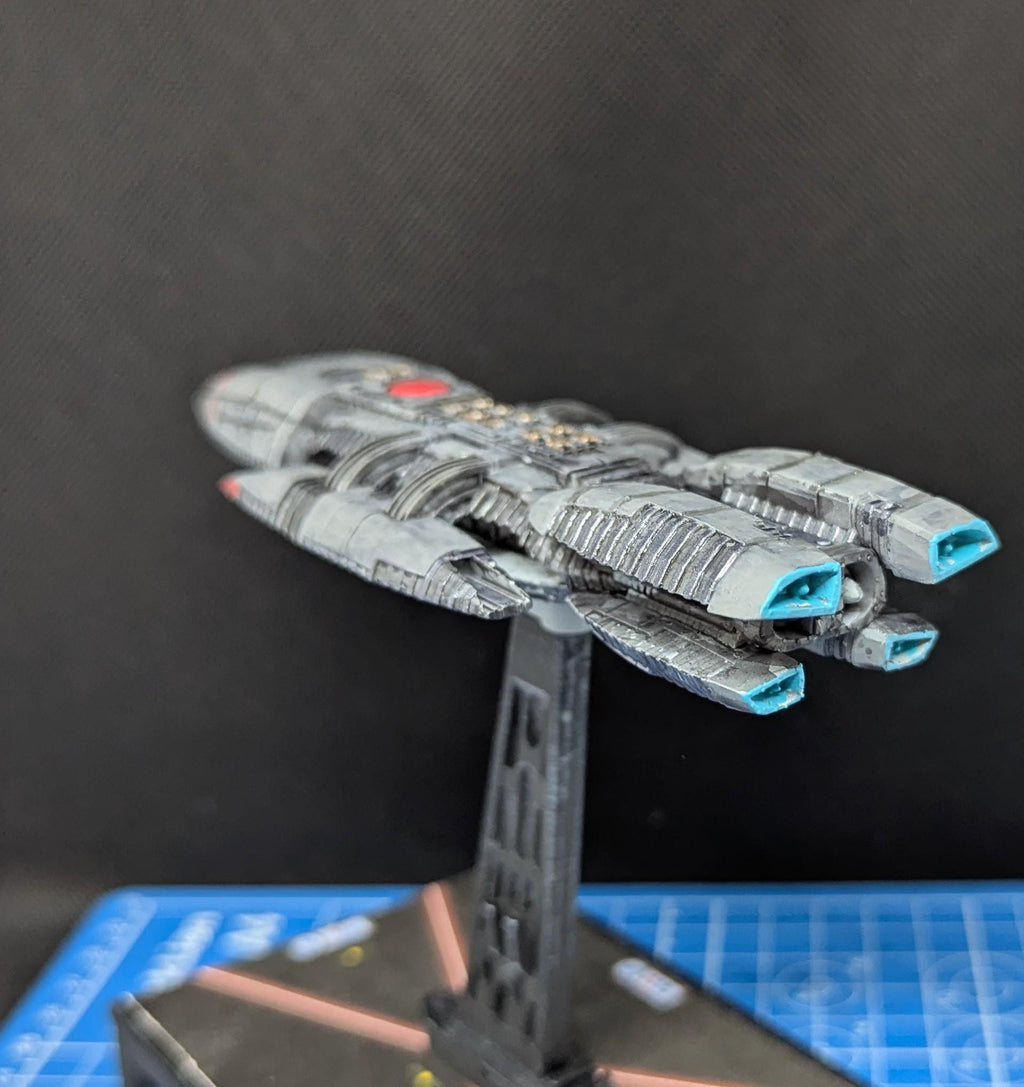 Colonial Jupiter Battlestar for Armada Legends or other miniatures games 145mm