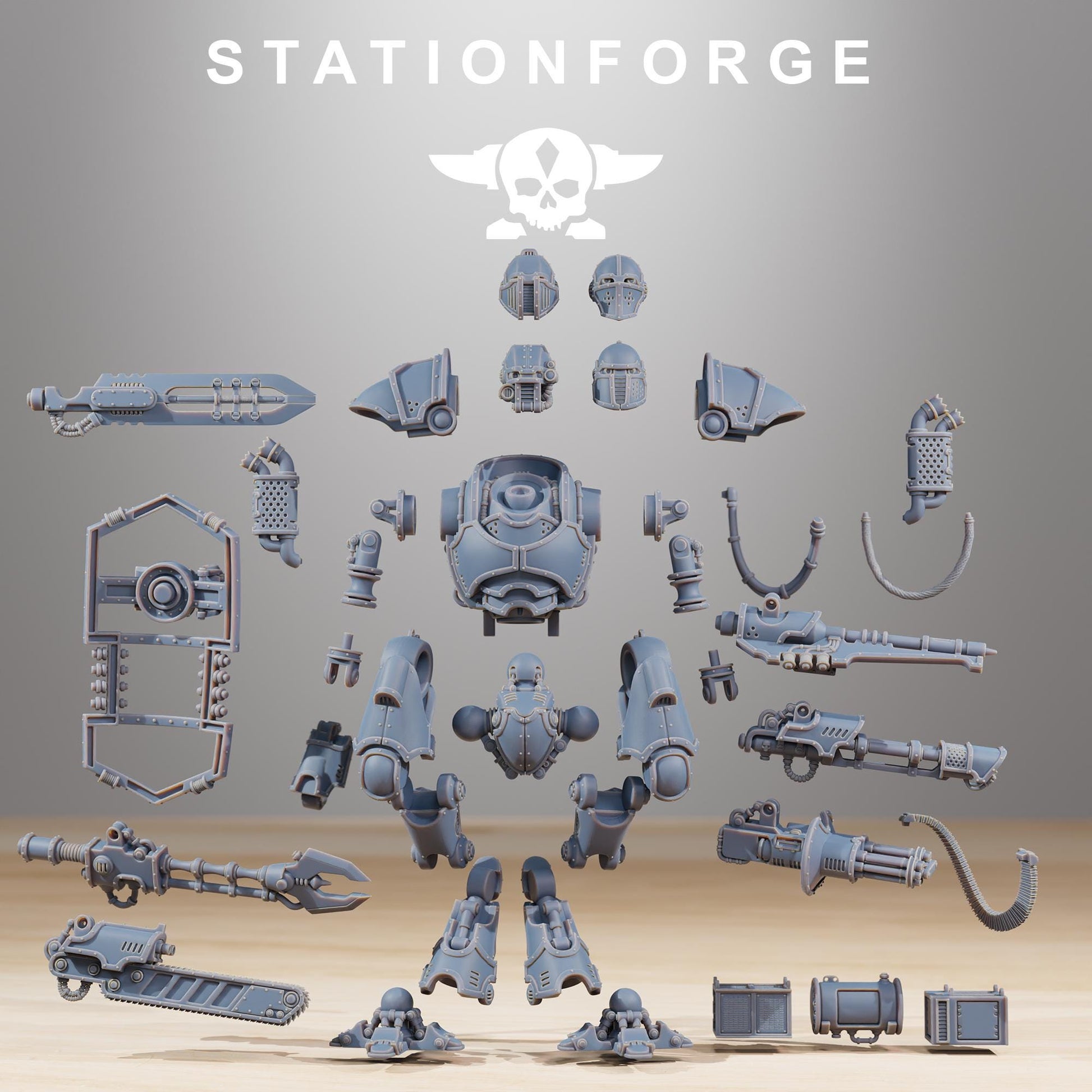 Scavenger Armageddon Mech Walker from StationForge 32mm scale
