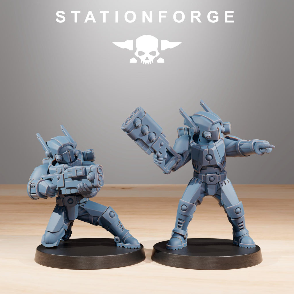 Tarion Clone Infatry pack from StationForge 32mm scale (10 Pack)