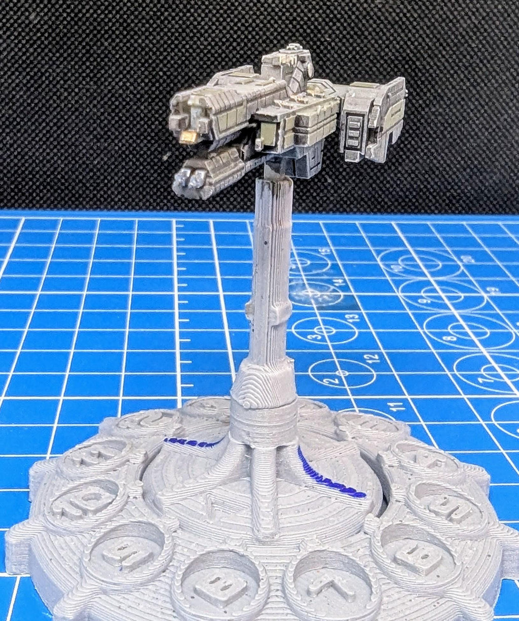 UNSC Stalwart-Class Frigate 1:10000 scale for Halo Armada Homebrew or other miniatures games 50.6mm