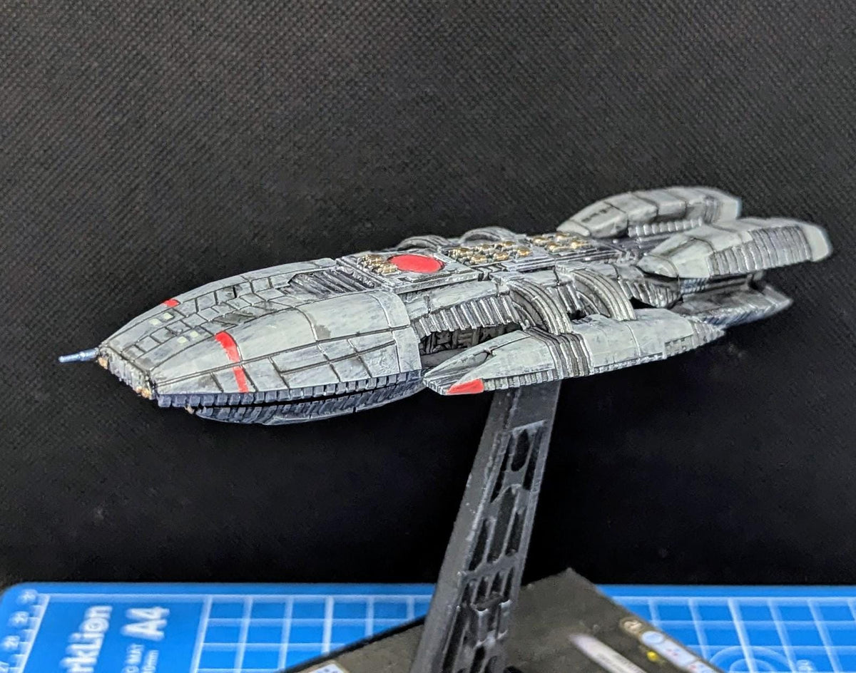 Colonial Jupiter Battlestar for Armada Legends or other miniatures games 145mm