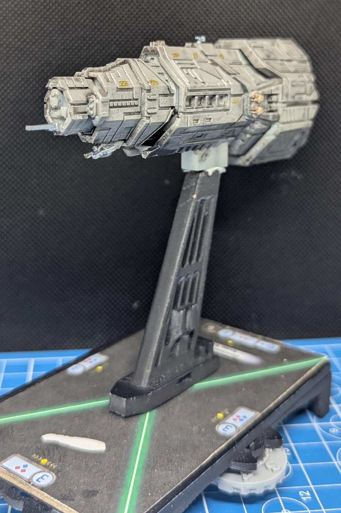 UNSC Halcyon-class Cruiser Miniature (117mm) for Halo Armada Homebrew