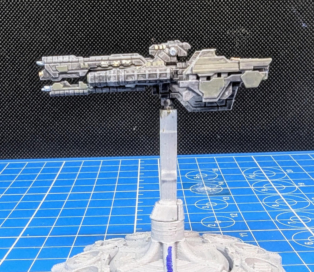 UNSC Charon-Class Frigate Miniature (53.9mm) - Halo Armada Homebrew
