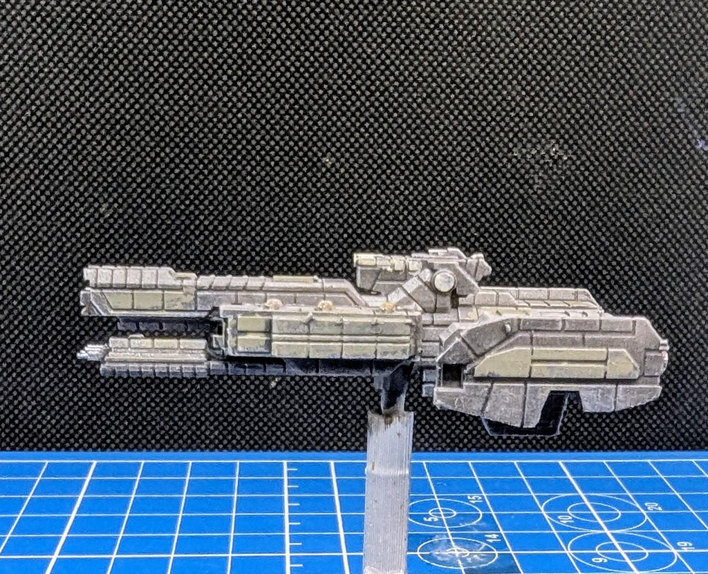 UNSC Stalwart-Class Frigate 1:10000 scale for Halo Armada Homebrew or other miniatures games 50.6mm