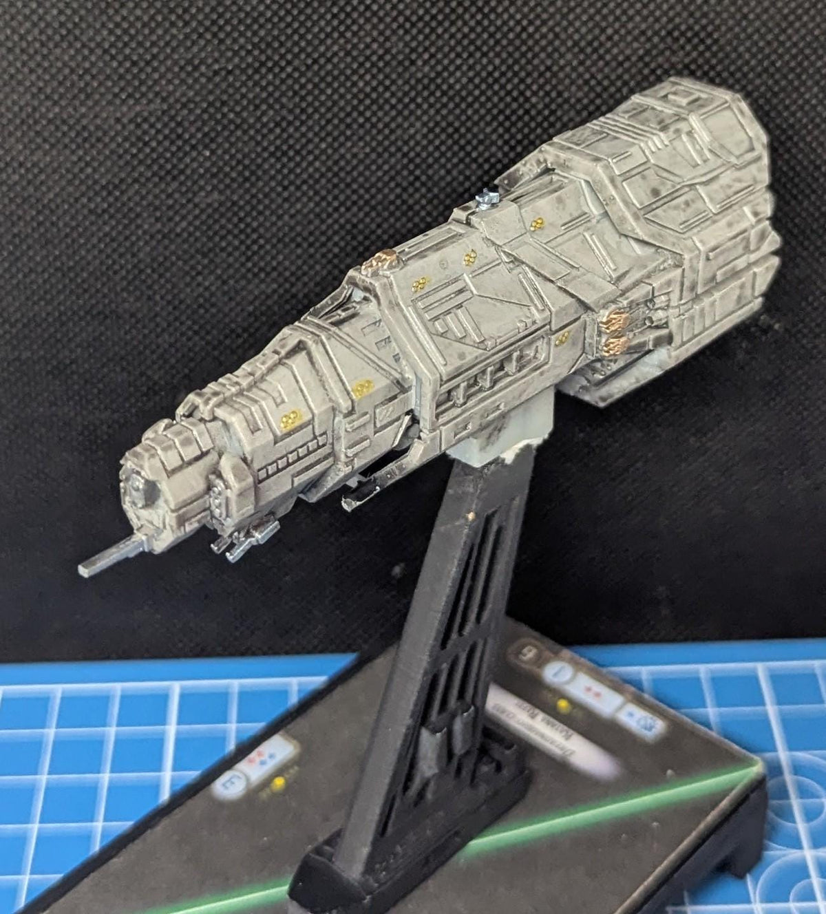 UNSC Halcyon-class Cruiser Miniature (117mm) for Halo Armada Homebrew