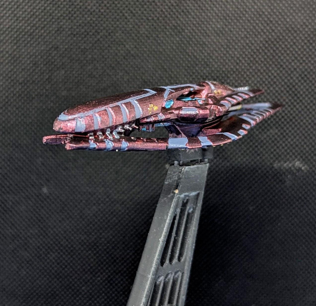 Covenant SDV-class Heavy Corvette 1:10000 scale for Halo Armada Homebrew or other miniatures games 90mm