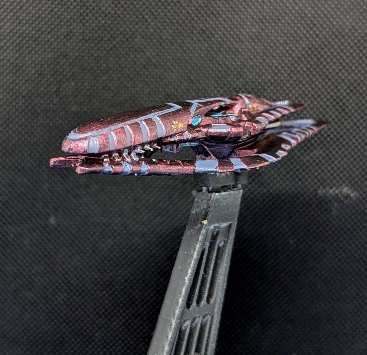 Covenant SDV-class Heavy Corvette 1:10000 scale for Halo Armada Homebrew or other miniatures games 90mm