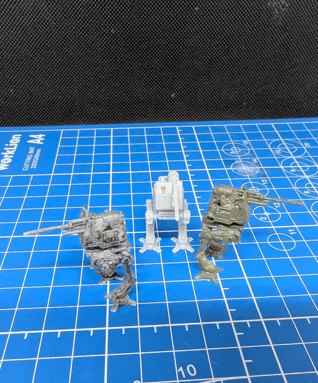 6mm Scale Imperial AT-DT All Terrain Defense Turret squad (3) for Galactic Conquest or other miniatures games