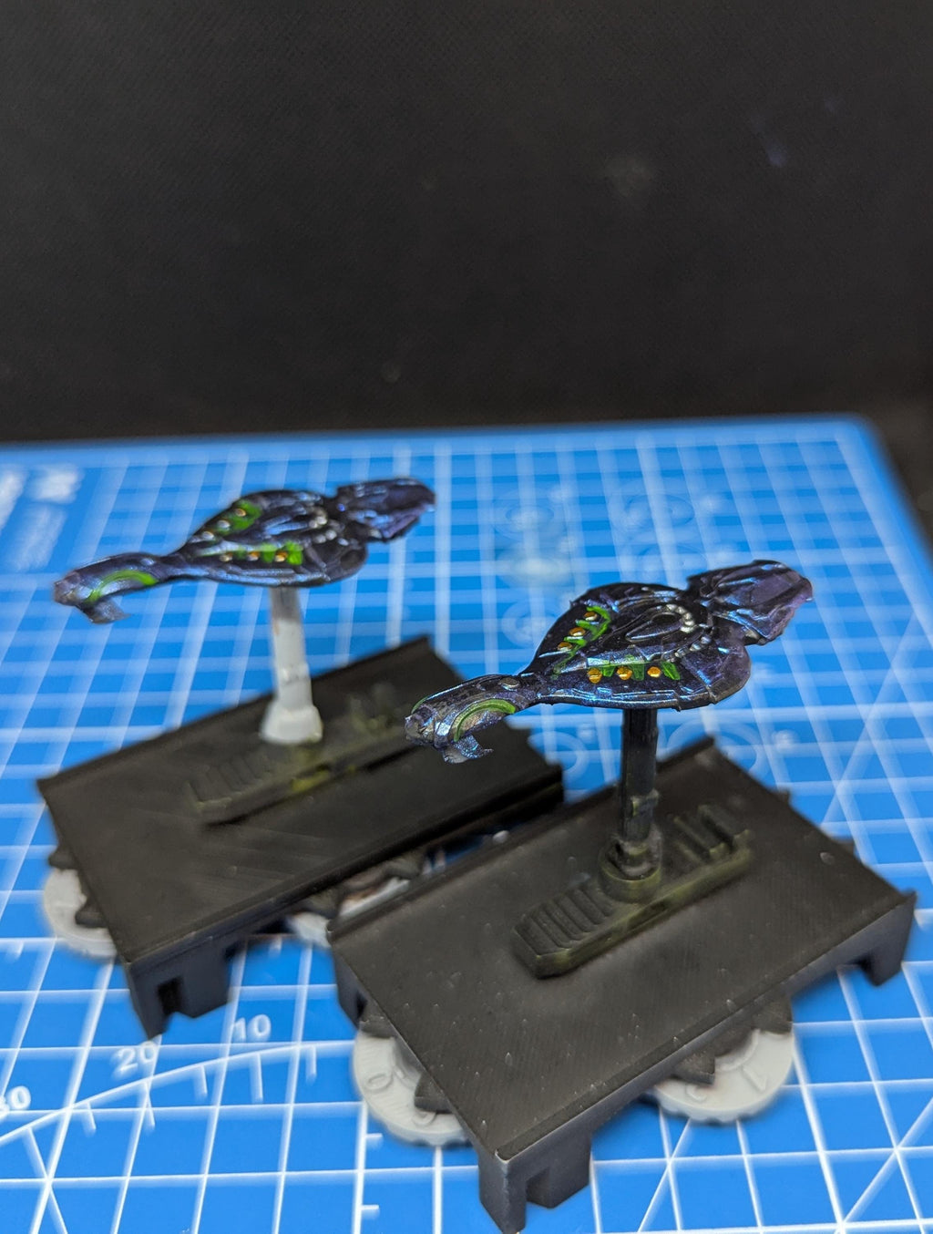 Covenant Zanar pattern CRS Light Cruiser 1:10000 scale for Halo Armada Homebrew or other miniatures games 54.7mm
