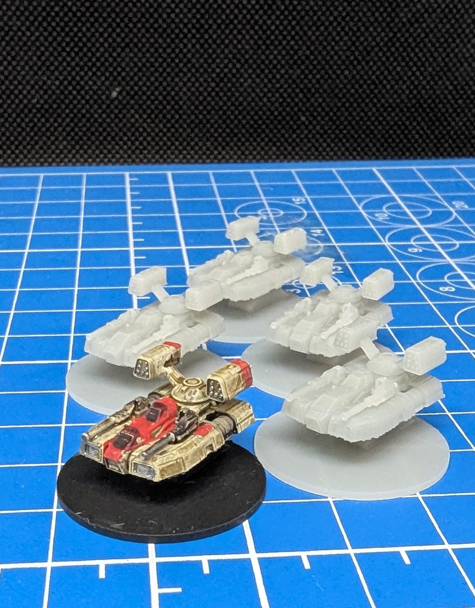 6mm Scale Rebel AAC-1 Insurgent Ordinance Tank platoon (5)