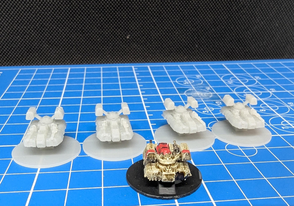 6mm Scale Rebel AAC-1 Insurgent Ordinance Tank platoon (5)