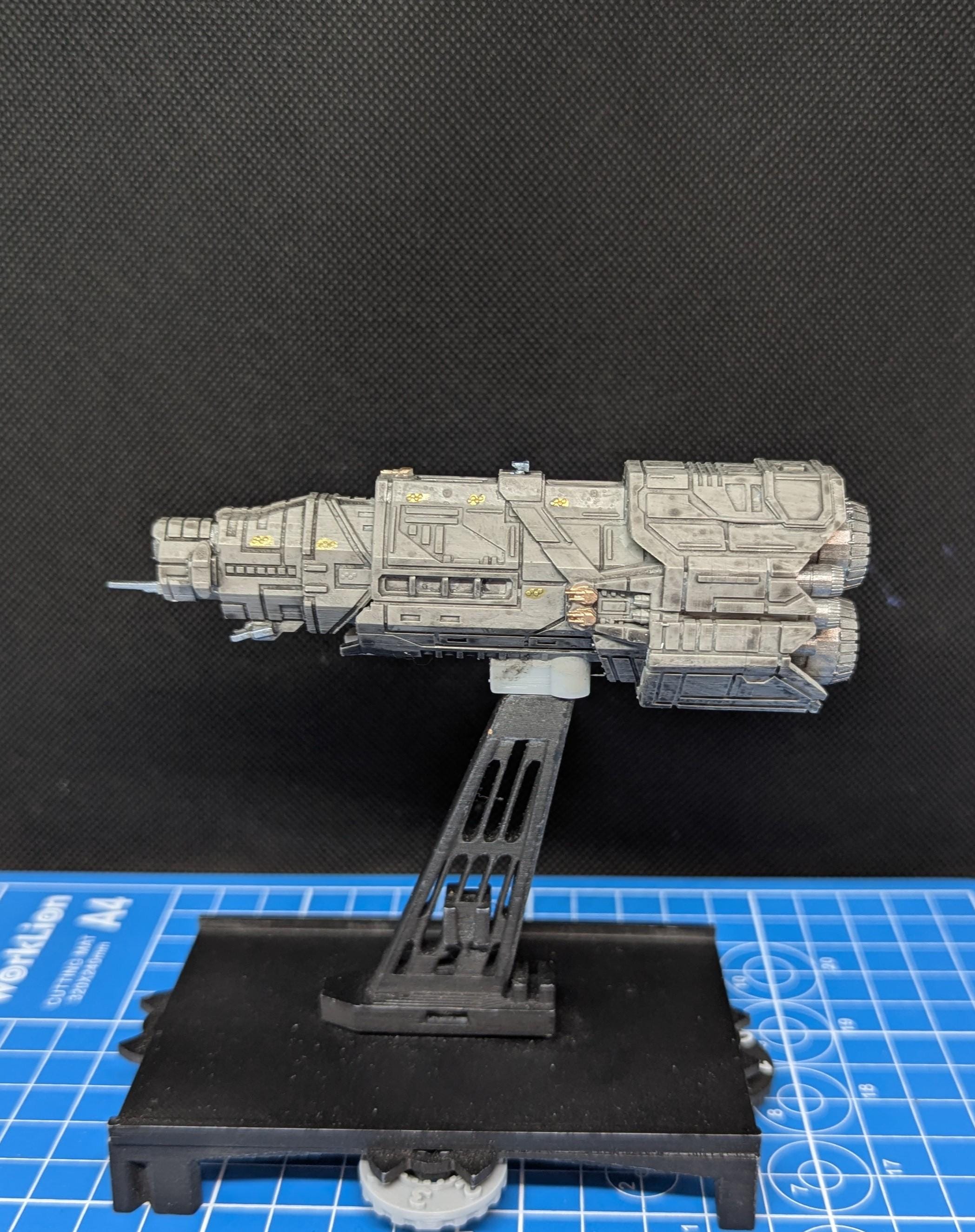 UNSC Halcyon-class Light Cruiser 1:10000 scale for Halo Armada Homebrew or other miniatures games 117mm