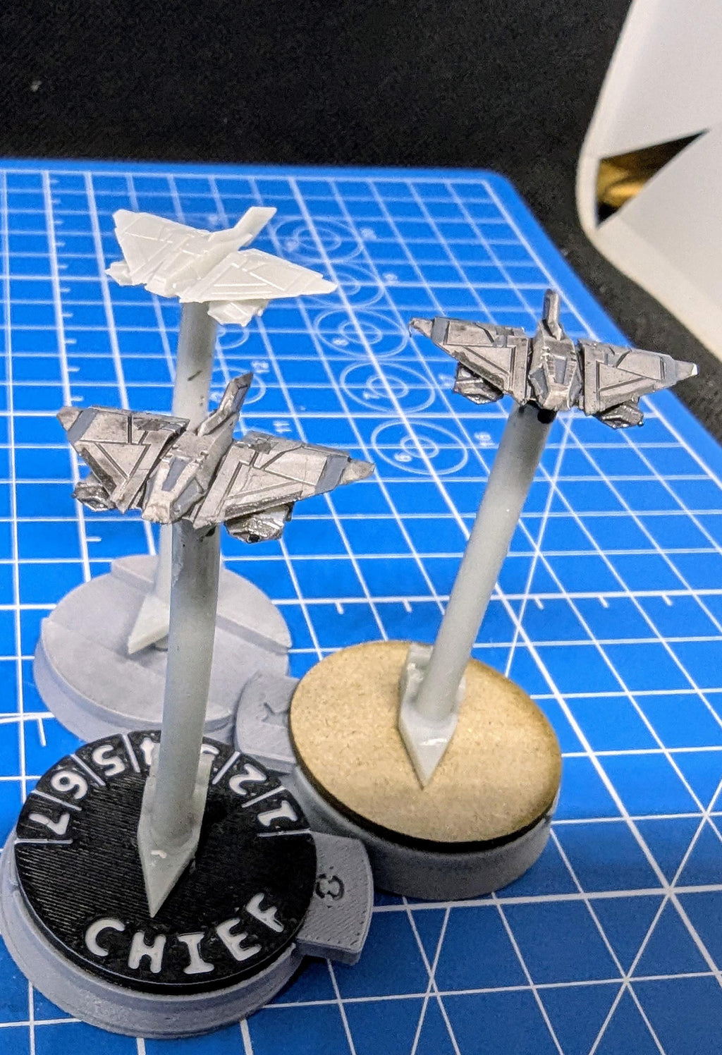 UNSC Longsword C-712 Bomber squadron (3) Halo Armada Homebrew or other miniatures games 23mm